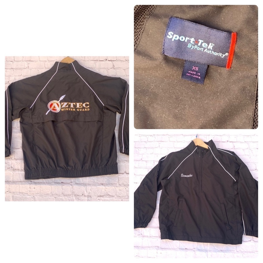 Vintage Y2K San Diego State Aztec Winter Guard 1/2 zip Pullover Jacket size XS
